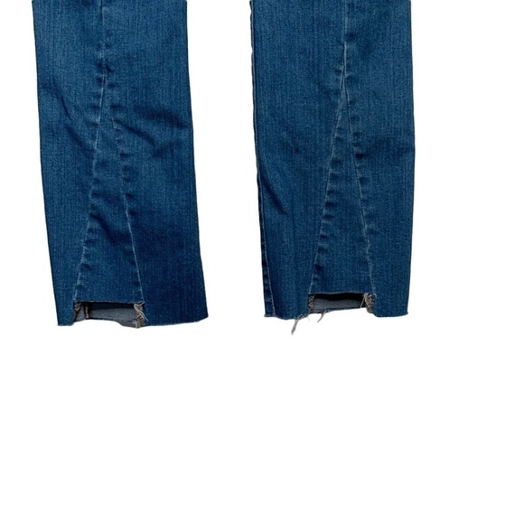 Madewell Womens Calli Demi Boot jeans frayed hem size 27 blue Crop - Picture 5 of 7